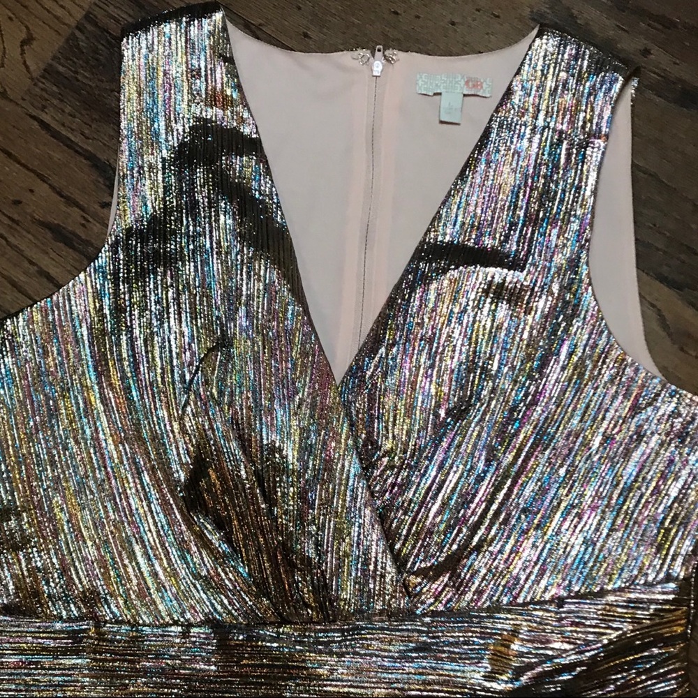 GB Metallic cocktail Dress size L